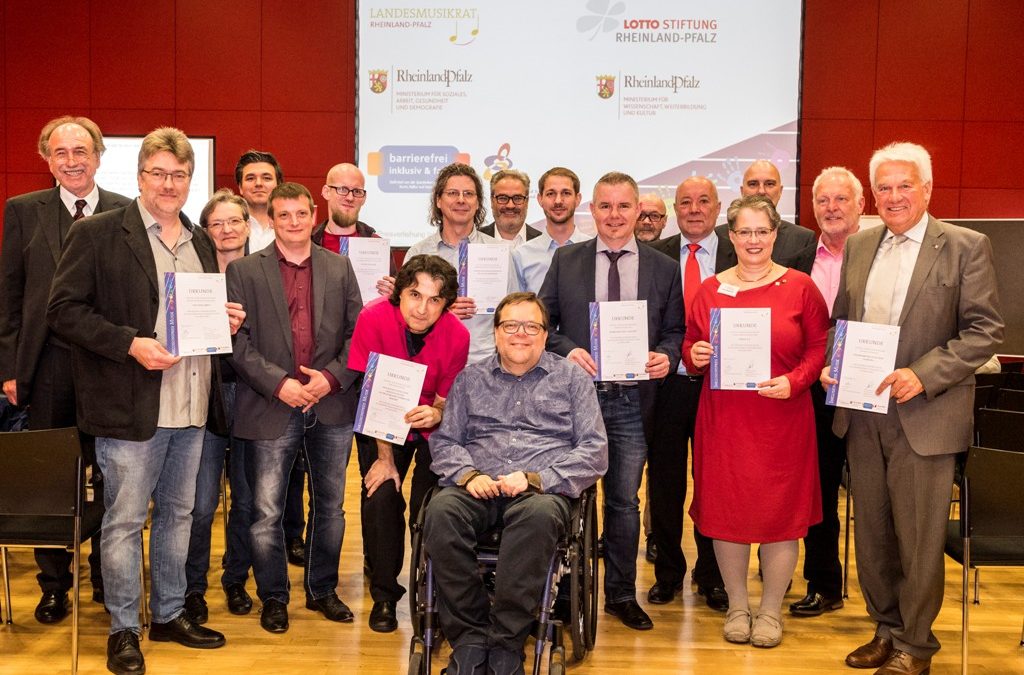 Inklusionspreis Musik erstmals vom Landesmusikrat Rheinland-Pfalz vergeben